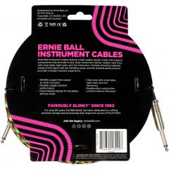 Ernie Ball Câbles instrument gaine tissée jack/jack 5,5m Good Vibration - Vue 2